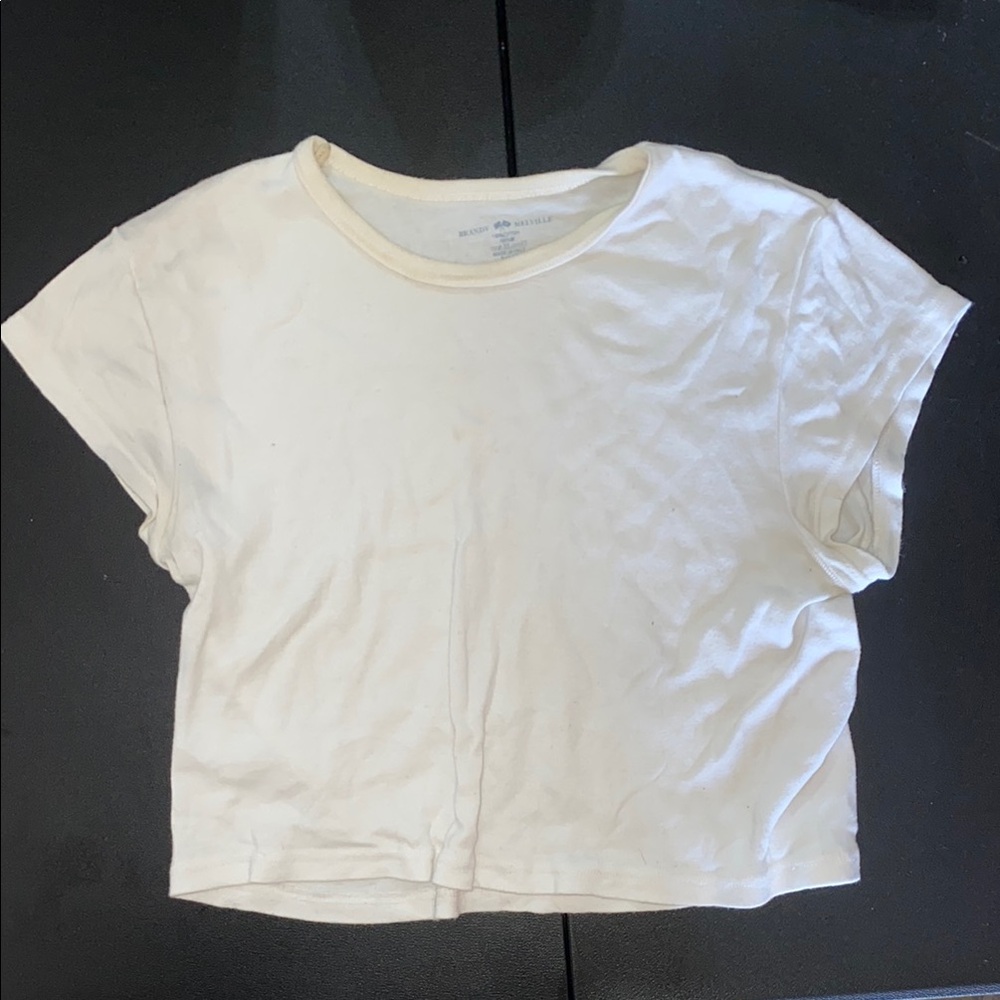 Brandy Melville Cream Tee
